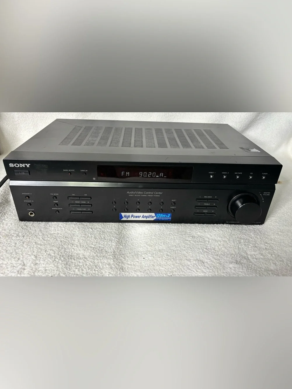 Sony Black Car Audio Video Amplifier Receiver